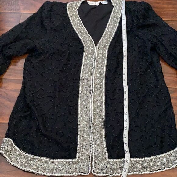 Laurence Kazar Vintage Beaded Sequin Jacket - Picture 6 of 10